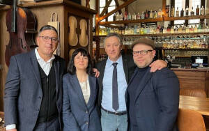 Costantini (Presidente Nazionale) CNA a Cremona visita 'La Bottega'