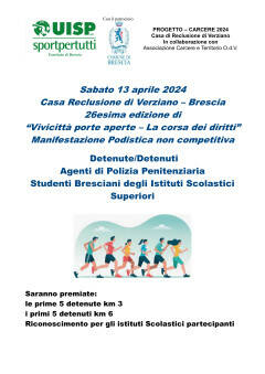 Brescia PROGETTO CARCERE 2024