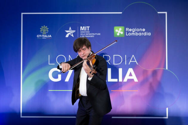  LNews-Foto. G7 DEI TRASPORTI, UN VIOLINO STRADIVARI INCANTA LA DELEGAZIONE