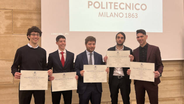 PROCLAMATI I PRIMI CINQUE LAUREATI IN ITALIA IN AGRICULTURAL ENGINEERING