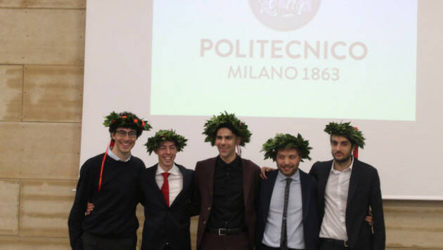PROCLAMATI I PRIMI CINQUE LAUREATI IN ITALIA IN AGRICULTURAL ENGINEERING