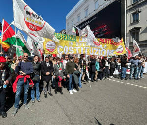  Milano 25 APRILE - M5S IN CORTEO, DI MARCO: FESTEGGIAMO LA RESISTENZA