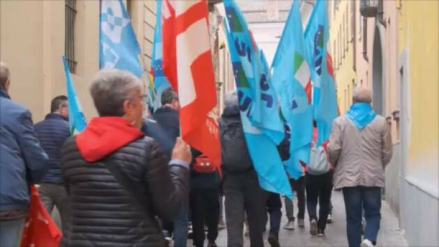 A Crema la celebrazione di Cgil-Cisl-Uil del 1° Maggio 2024