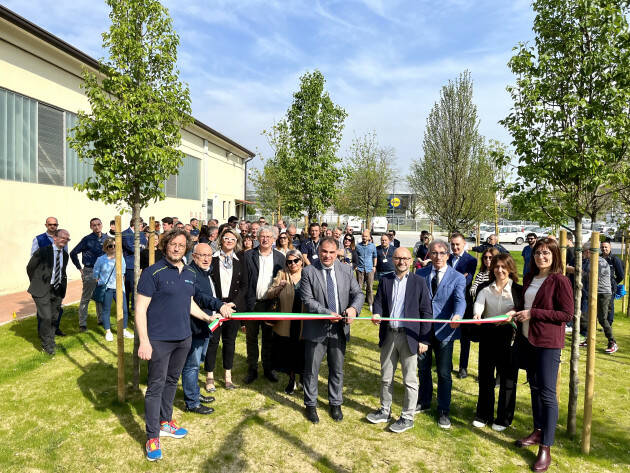 (CR) Padania Acque presenta l’innovativo progetto rifacimento area esterna sede 