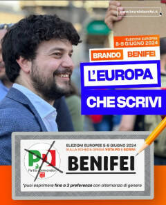 Brando Benifei (#PD) , l’Europa è pace, il nazionalismo la guerra