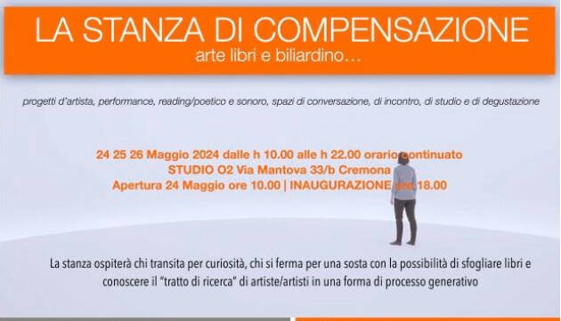 Cremona LA STANZA DI COMPENSAZIONE: arte, libri e biliardino...
