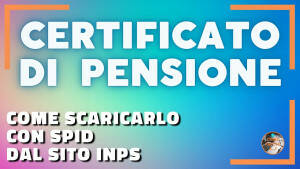 Anziani INPS: il certificato di pensione è disponibile sul portale istituzionale