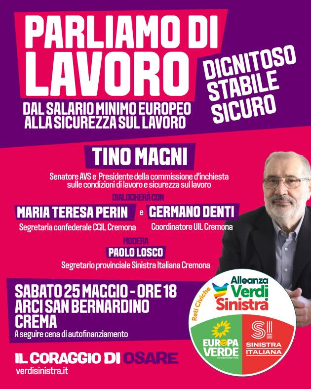 A Crema week end elettorale per Alleanza Verdi e Sinistra