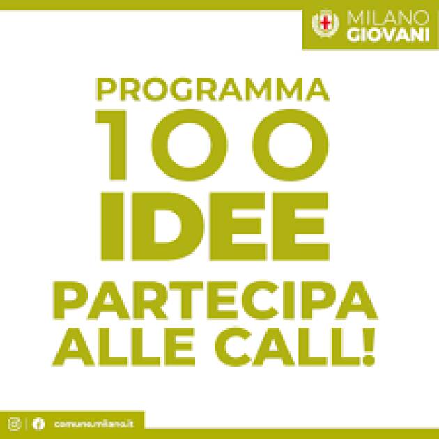 Milano POLITICHE GIOVANILI. AL VIA IL PROGRAMMA '100 IDEE'