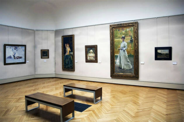 Anziani ( PC) Visita guidata per la terza età alla Galleria Ricci Oddi