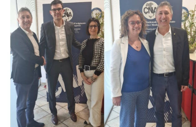 Tirloni e Galbignani in CNA Incontro con i candidati sindaci del Comune di Soresina