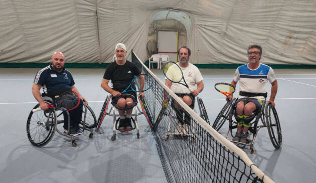 (CR) Wheelchair tennis,  Baldesio sul podio ai Campionati regionali a squadre