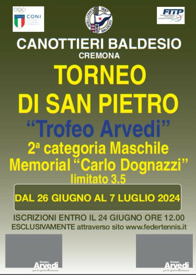 (CR) Baldesio Il prestigioso Torneo 'Carlo Dognazzi' è ormai alle porte