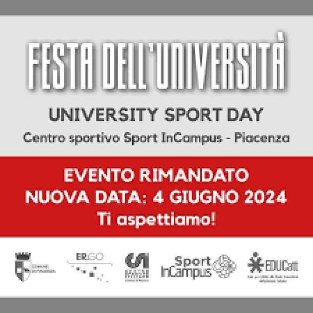 Scuola University Sport Day, il campus di Piacenza animato dai valori dello sport