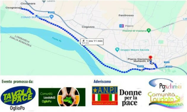 Viadana Fiaccolata Uscire dal sistema di guerra