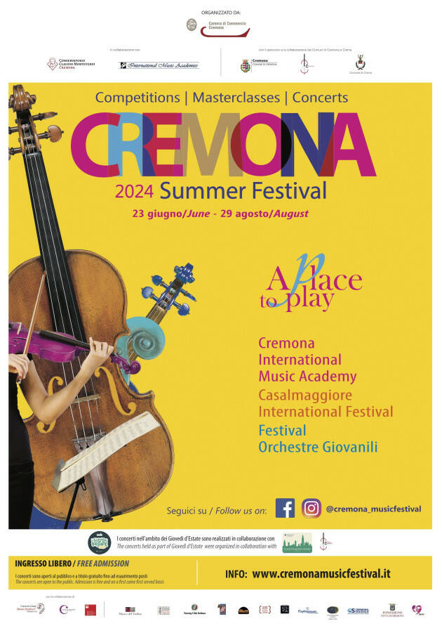 Cremona Summer Festival: Eventi  29 agosto