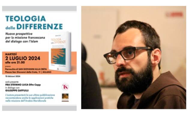 Milano Domani martedì 2 luglio 2024 Fra Stefano Luca presenta il suo ultimo libro