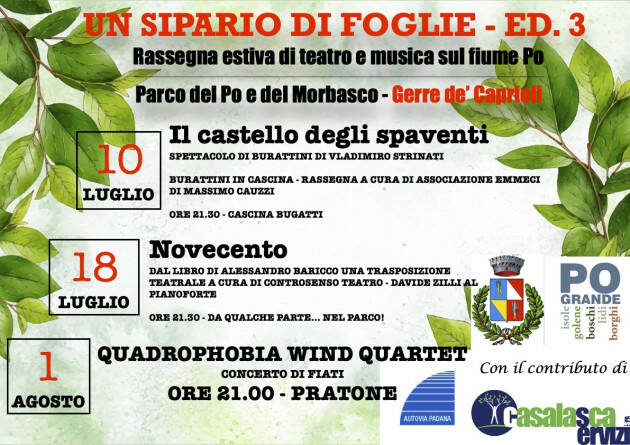 A Gerre de Caprioli Rassegna estiva 'Un sipario di foglie  evento 1 agosto
