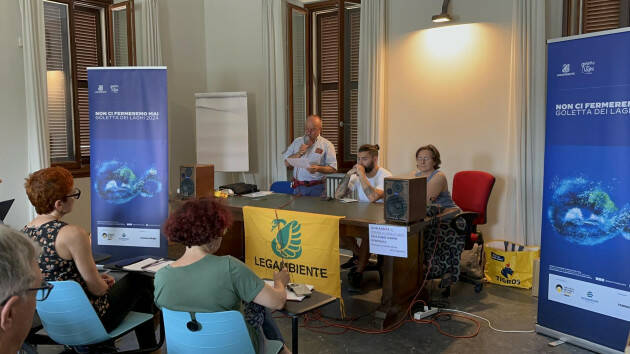 Legambiente Lomb  Presentati i dati sul monitoraggio di Goletta  sul lago Maggiore
