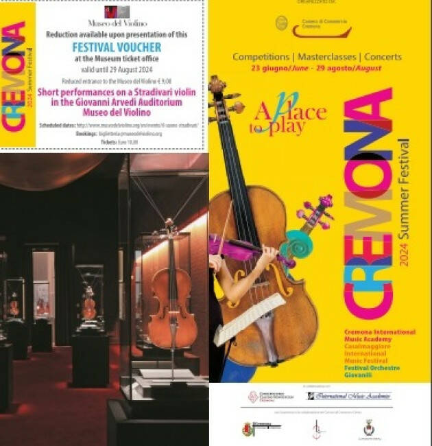 A CREMONA il 13 luglio Summer Festival con  EXETER  SCHOOL ORCHESTRA AND CHOIR 