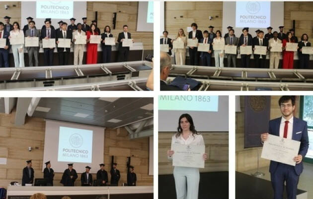 (CR) Campus Poli PROCLAMATI mercoledì 17 luglio  12 INGEGNERI DEL SUONO