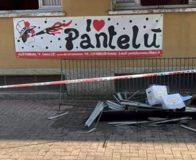 Crema Dopo incendio raccolta fondi per ridare sede ai 'Pantalù'