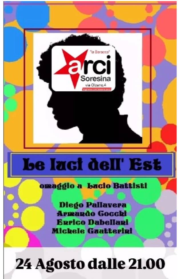 Arci Soresina , tutti gli eventi del mese di agosto 2024 Evento 24 agosto