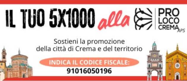 Pro Loco Crema Newsletter dell'1 agosto 2024