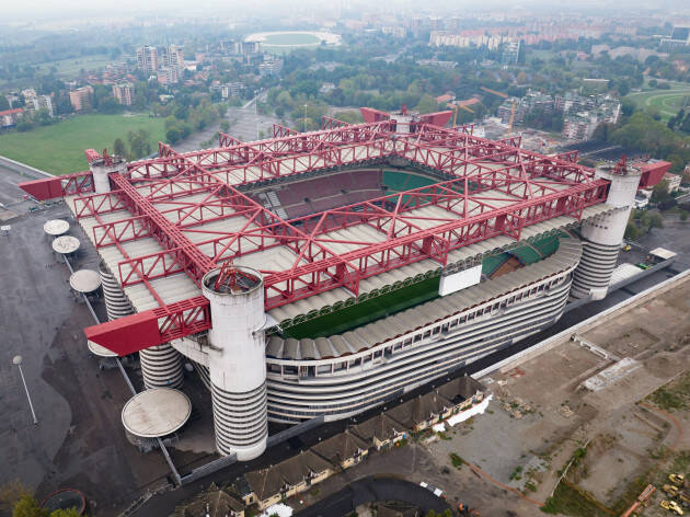 STADIO MEAZZA  INTER e MILAN INCONTRANO IL SIDACO  DEL COMUNE DI MILANO