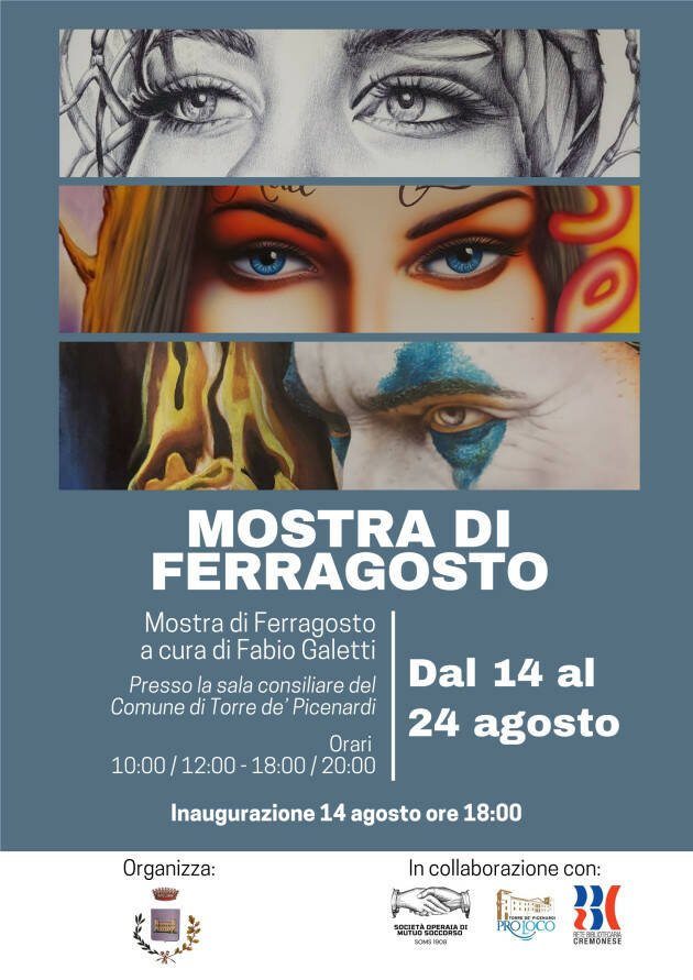 Torre, per Ferragosto il Comune ospita la mostra di Fabio Galetti