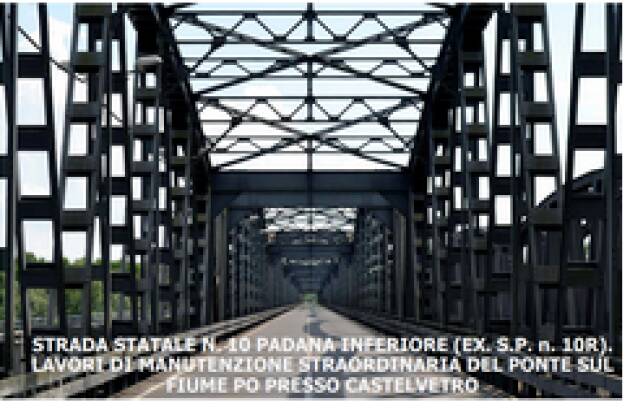 Aggiornamento Ponte stradale Castelvetro piacentino - Cremona