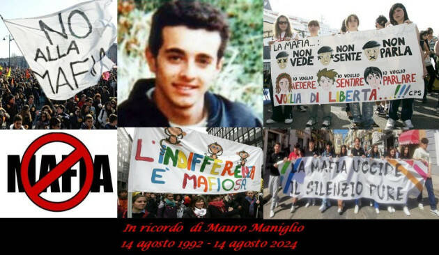 Scuola CNDDU Ricordiamo oggi il giovanissimo Mauro Maniglio, ucciso per errore, 