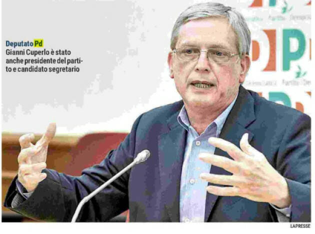 Gianni Cuperlo : le distanze con i 5 stelle esistono,serve un punto di caduta | GC Storti