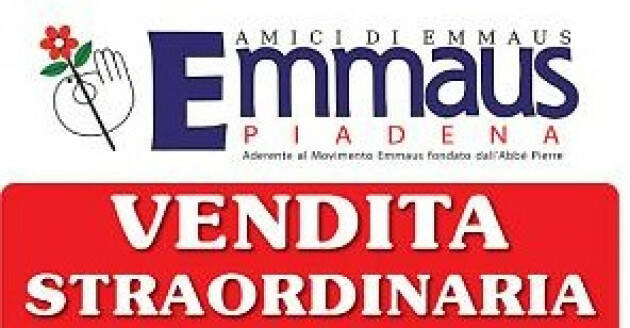 Emmaus riapre dopo le ferie il 19 agosto con gli sconti!
