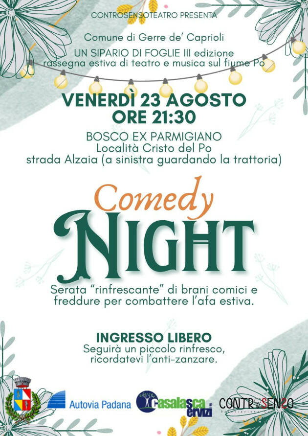 Gerre de Caprioli Rassegna di teatro e musica estiva Evento 23 agosto