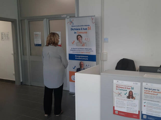 Milano ANAGRAFE. DONAZIONE ORGANI E TESSUTI