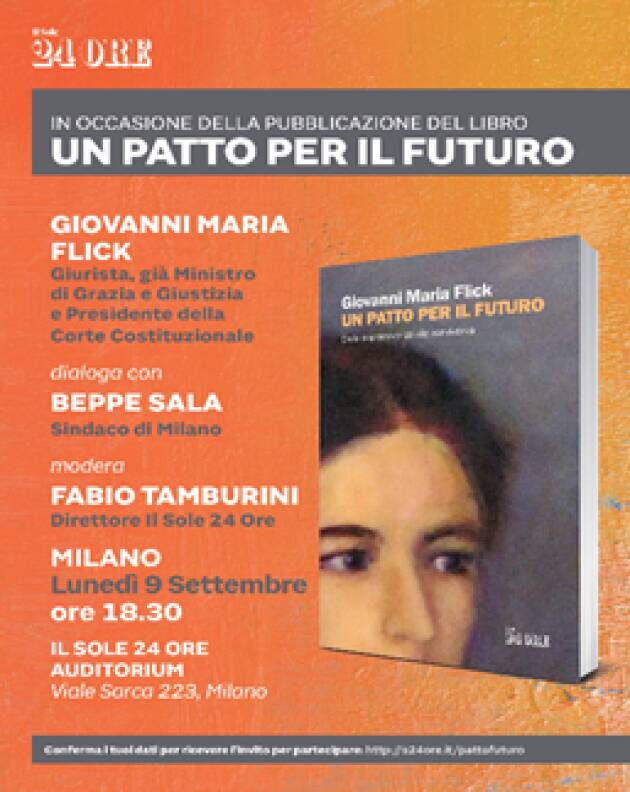 Presentazione del libro: UN PATTO PER IL FUTURO Giovanni Maria Flick
