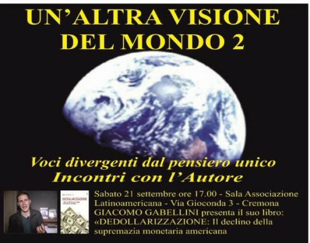 Italia Cuba Cremona presenta un'Altra Visione del Mondo 2 Evento 26 Ottobre