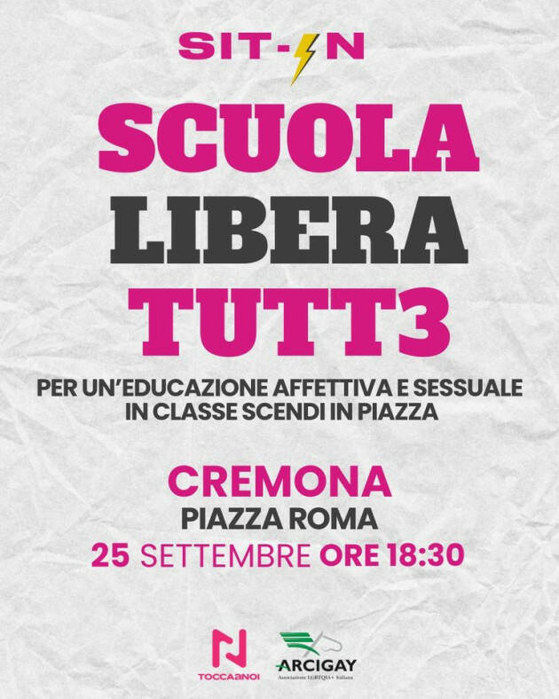 (CR) SCUOLA LIBERA TUTT*  PER UN’EDUCAZIONE AFFETTIVA E SESSUALE