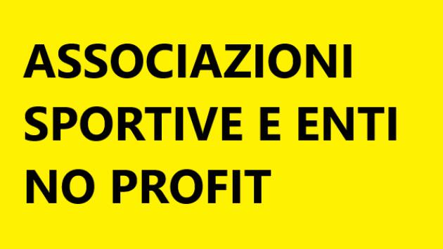 SPORT. OLTRE 420MILA EURO PER ASSOCIAZIONI SPORTIVE E ENTI NO PROFIT