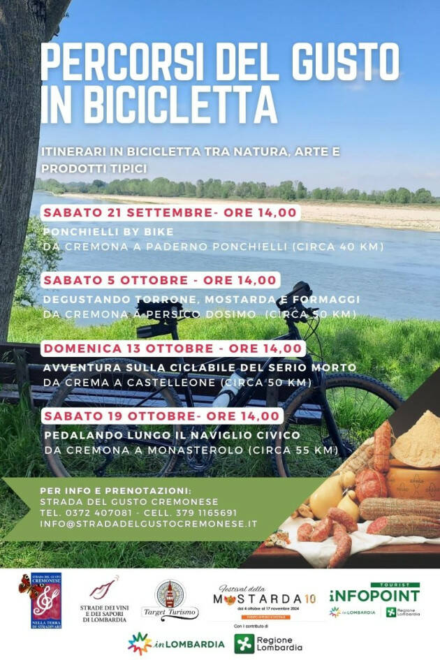 CREMONESE: I PERCORSI DEL GUSTO IN BICICLETTA | 19 ottobre