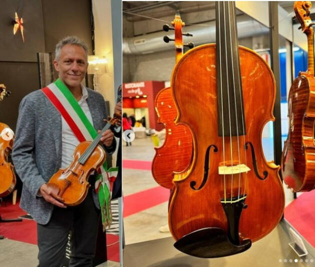 Andrea Virgilio taglia il nastro a Cremona Musica 
