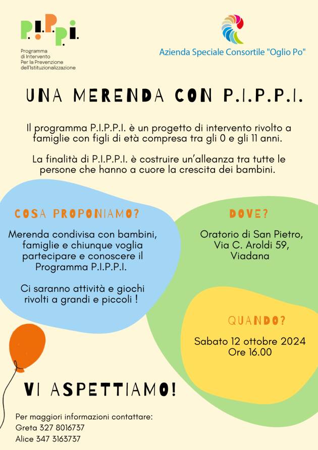 Viadana UNA MERENDA CON P.I.P.P.I.