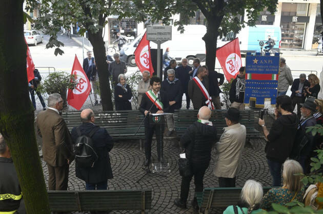 Milano INTITOLAZIONI. INAUGURATO IL GIARDINO DEDICATO A BONAVENTURA 'VENTURA' FERRAZZUTTO