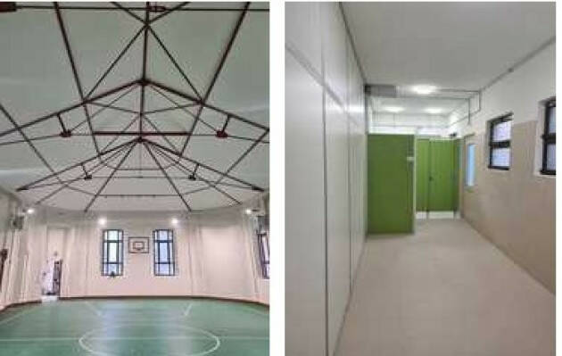 (CR) Torna fruibile la palestra della scuola Trento e Trieste