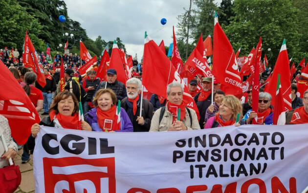 ANZIANI  i pensionati dello SPI CGIL si mobilitano.