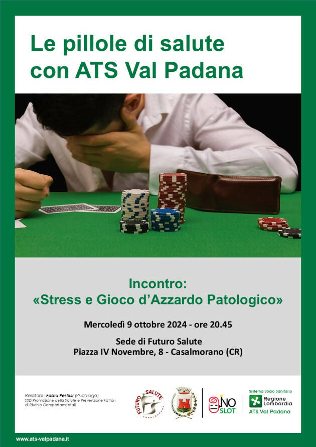 LE PILLOLE DI SALUTE DI ATS VAL PADANA A CASALMORANO