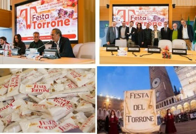 A CREMONA  OGGI CHIUDE LA 27ESIMA EDZIONE DELLA FESTA DEL TORRONE   