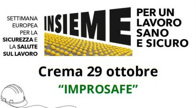 Crema Spettacolo teatrale sulla sicurezza sul lavoro IMPROSAFE
