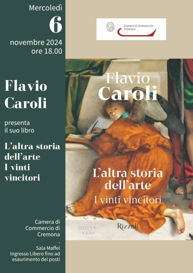 (CR) Presentazione del nuovo libro di Flavio Caroli